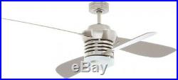 Indoor Brushed Nickel Ceiling Fan Pilot 60 inch and 52 inch with Light Kit