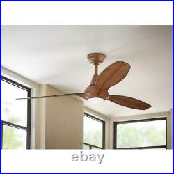 Indoor Ceiling Fan LED Light Kit 56 in. Remote Control Reversible-Motor