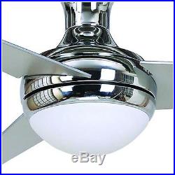 Indoor Ceiling Fan with Light Kit Glass Shade Fixture Remote Control 3 Blades