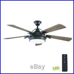 Indoor/Outdoor Ceiling Fan 54 in. Span Light Kit Included Remote Control