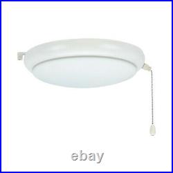 Kathy Ireland Home Luna Ceiling Fan Light Kit, Satin White LK66WSW