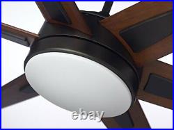 Kathy Ireland Home Rah Eco Ceiling Fan With Led Light Kit 72 Inches Energy Effic