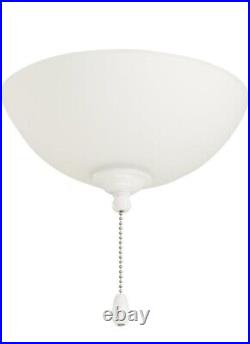 Kathy Ireland Home Tilo Opal Matte Light Kit for Ceiling Fan, LK130