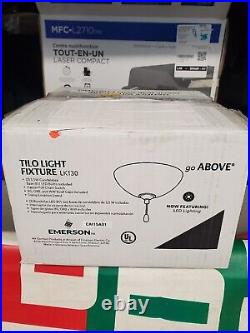 Kathy Ireland Home Tilo Opal Matte Light Kit for Ceiling Fan, LK130