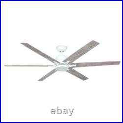 Kensgrove 64'' LED White Ceiling Fan with Remote Control by Home Decorators Coll