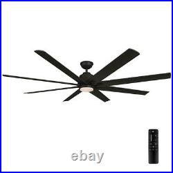Kensgrove 72 in. LED Indoor/Outdoor Ceiling Fan with Light Kit and Remote