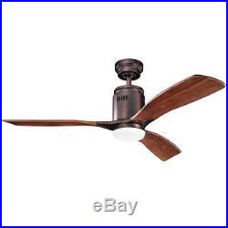 Kichler 300145OBB 52 Indoor Ceiling Fan with Blades Light Kit