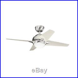 Kichler 300169 42 Indoor LED Ceiling Fan with Blades, Light Kit and Wall Contro