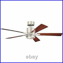 Kichler 330000NI Lucian 52 Inch 5 Blade Indoor Ceiling Fan with LED Light Kit