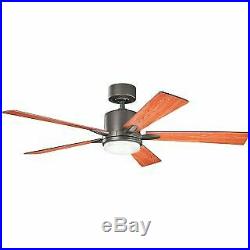 Kichler 330000OZ Lucian 52 Inch 5 Blade Indoor Ceiling Fan with LED Light Kit