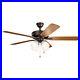 Kichler 330016 Bronze 52 5 Blade Indoor Ceiling Fan Light Kit Included