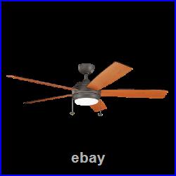 Kichler 330171OZ Olde Bronze 42 Indoor LED Ceiling Fan with Blades, Light Kit