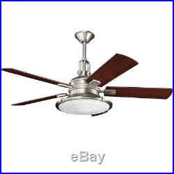 Kichler Kittery Point 52 Indoor Ceiling Fan with Blades, Light Kit, Downrod and