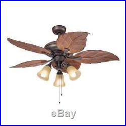 Kichler Lighting Casual Bronze 52 inch Ceiling Fan with 3-light Kit