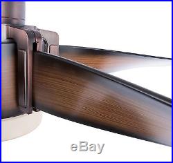 Kichler Lighting Mediterranean Walnut Indoor Ceiling Fan LED Kit & Remote 52-in