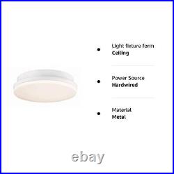 Kute LED Ceiling Fan Light Kit 5.51 inch Matte White