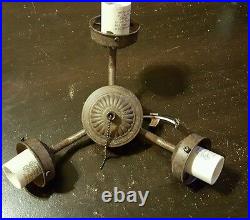 LOT OF 30 Ceiling Fan 3 Arm Light Kit Universal Fitters Cobblestone Old Chicago