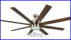Large Ceiling Fan 62 Inch Blade LED Light Kit Remote Indoor Contemporary Modern