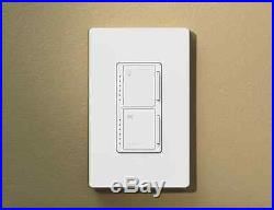 Lutron Ceiling Fan Light Dimmer Wall Control Switch Plate Cover Kit 7 Speed New