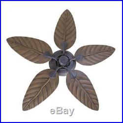 Martinique 52 in. Indoor/Outdoor Oil Rubbed Bronze Ceiling Fan with No Light Kit