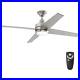Mercer 52 In. Led Indoor Brushed Nickel Ceiling Fan With Light Kit And Remote Co
