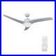 Merra 52 in. LED Indoor White Ceiling Fan with Light Kit and Remote Control