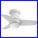 Minka Aire Fans F510L-WH Spacesaver Ceiling Fan with Light Kit in Traditional