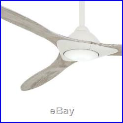 Minka Aire Fans F868L-WHF Sleek 60 Inch Smart Ceiling Fan with Light Kit Flat