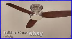 Minka Aire Fans Traditional Concept Ceiling Fan with Light Kit in White F594L
