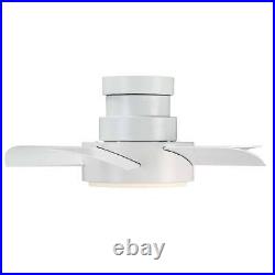 Modern Forms Ceiling Fan with3000K Light Kit+Remote Control 10.9 DC Motor White