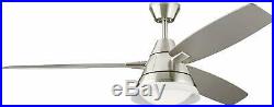 Monte Carlo 3NDR54BSD Nord 3-Blade 54 Indoor Ceiling Fan with Light Kit & Remote