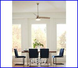Monte Carlo 3NDR54BSD Nord 3-Blade 54 Indoor Ceiling Fan with Light Kit & Remote