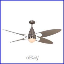 Monte Carlo 4BFR54BSD, Butterfly 54 Ceiling Fan With Light Kit And Remote In