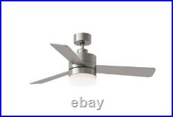Monte Carlo Era-3 Blade Ceiling Fan with Light Kit In Modern Style- 44in