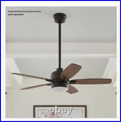 NEW Ceiling Fan 46 Indoor LED Bronze with Light Kit 5 Reversible Blades & Remote