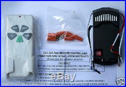 NEW Ceiling Fan Remote Control kit for CFL light bulbs