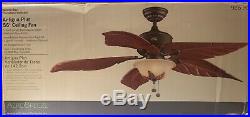 NEW Hampton Bay Antigua Plus Oil Rubbed Bronze 56 Ceiling Fan with Light Kit