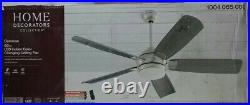NEW! Home Decorators 60 in. White Color Changing LED Ceiling Fan With Light Kit