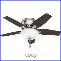NEW Hunter Fan 51082 Newsome Low Profile with Light 42 Inch Ceiling 42in