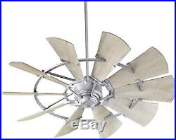 NEW Quorum 95210-9 Windmill 52 Ceiling Fan Galvanized Light Kits Available