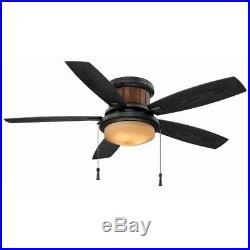 New Ceiling Fan with LED Light Kit 48 inch Indoor/Outdoor Hampton Bay