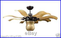 New Fiore 42 in. Roman Bronze Retractable Ceiling Fan with Light Kit