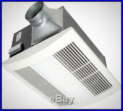 PANASONIC Bath Ceiling Exhaust Fan 100 cfm Light Kit Heater Quiet Bathroom Vent
