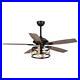 Parrot Uncle Ceiling Fan 5-Blade+Indoor+Reversible Rotation+Timer+Cage Light Kit