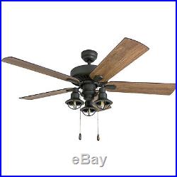 Prominence Home Ennora Ennora 52 5 Blade Indoor Ceiling Fan with Light Kit Incl