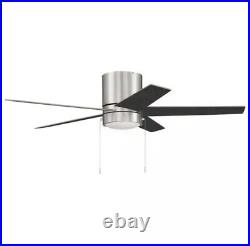 Quonta 52 Brushed Nickel Ceiling Fan with Light Kit