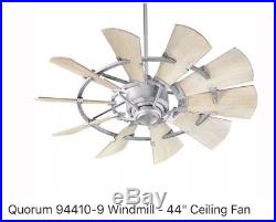 Quorum NEW 44 Windmill INDOOR Ceiling Fan Light Kit Options Available