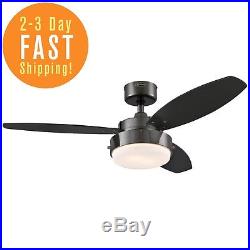 SALE Alloy Iron Ceiling Fan 42 Flush Mount with Light Kit Indoor Outdoor Home