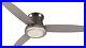 Sail Stream 52-In Brushed Nickel Flush Mount Indoor Ceiling Fan with Light Kit a