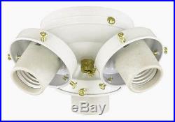 Savoy House 3 Light White Ceiling Fan Light Kit (FLC305-WH)